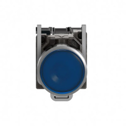 Harmony XB4 - poussoir lumineux LED - 1F+1O - bleu - Ø22 - 110VAC - XB4BW36G5 Schneider Electric