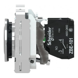 BP impuls flush noir 1F - XB4FA21 Schneider Electric