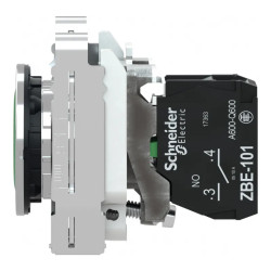 BP impuls flush vert 1F - XB4FA31 Schneider Electric