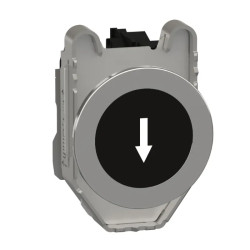 BP flush noir marqué 1F - XB4FA3351 Schneider Electric