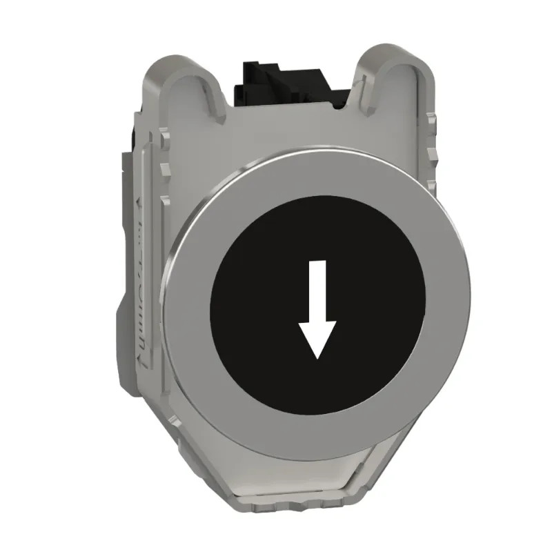 BP flush noir marqué 1F - XB4FA3351 Schneider Electric