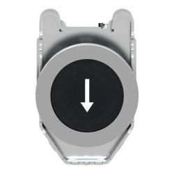 BP flush noir marqué 1F - XB4FA3351 Schneider Electric