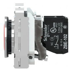 BP impuls flush rouge 1O - XB4FA42 Schneider Electric