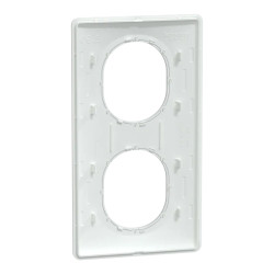 Plaque 2 post Vert 71mm Blc Ag - S320724F Schneider Electric