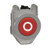 BP flush rouge marqué 1O - XB4FA4322 Schneider Electric