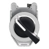 Harmony XB4 - bouton tournant à crosse - flush - 2 pos fix - noir - 1F - XB4FJ21 Schneider Electric