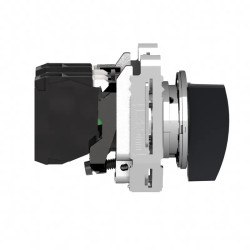 Harmony XB4 - bouton tournant crosse - flush - 3 pos rap C - noir - 2F - XB4FJ53 Schneider Electric