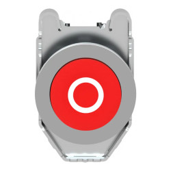 BP imp flush dépas rouge 1O+1F - XB4FL4325 Schneider Electric