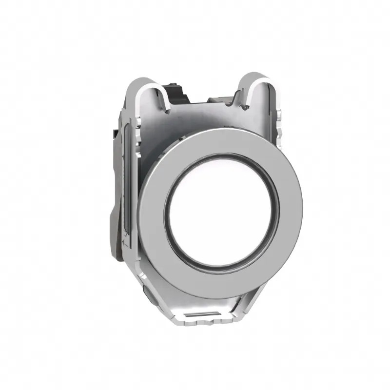 Harmony XB4 - voyant lumineux DEL - flush - blanc - 24V - vis étrier - XB4FVB1 Schneider Electric