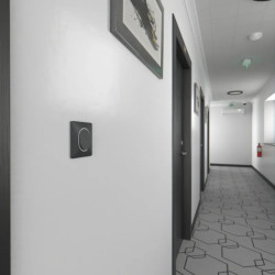 Plaque 1 poste Anth Argent C - S340702G Schneider Electric