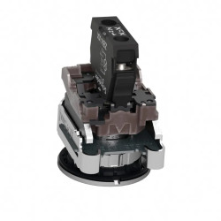 Harmony XB4 - voyant lumineux DEL - flush - rouge - 24V - vis étrier - XB4FVB4 Schneider Electric