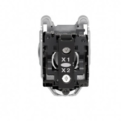 Harmony XB4 - voyant lumineux DEL - flush - blanc - 120V - vis étrier - XB4FVG1 Schneider Electric