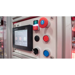 BP lum flush rouge 1O+1F 24V - XB4FW34B5 Schneider Electric