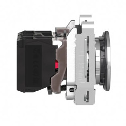 BP lum flush rouge 1O+1F 230V - XB4FW34M5 Schneider Electric