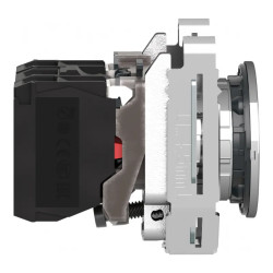 BP lum flush bleu 1O+1F 24V - XB4FW36B5 Schneider Electric