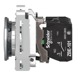 BP lum flush bleu 1O+1F 24V - XB4FW36B5 Schneider Electric