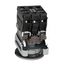 BP lum flush bleu 1O+1F 24V - XB4FW36B5 Schneider Electric