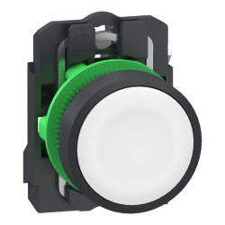 BP BLANC PUSH IN RAP RESS 1F - XB5AA115 Schneider Electric