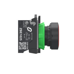 Harmony XB5 - bouton poussoir à impulsion - Ø22 - rouge - 1O - Push In - XB5AA425 Schneider Electric