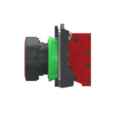 Harmony XB5 - bouton poussoir à impulsion - Ø22 - rouge - 1O - Push In - XB5AA425 Schneider Electric