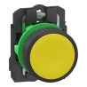 Harmony XB5 - bouton poussoir à impulsion - Ø22 - jaune - 1F - Push In - XB5AA515 Schneider Electric