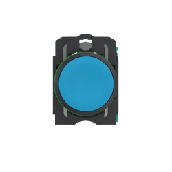 Harmony XB5 - bouton poussoir à impulsion - Ø22 - bleu - 1F - Push In - XB5AA615 Schneider Electric