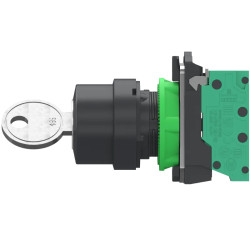BT CLE NOIR 2 PO FIX RET G - XB5AG215 Schneider Electric