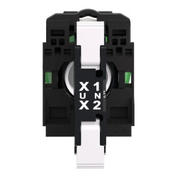 Harmony XB5 - voyant lumineux DEL - Ø22 - vert - 24V - Push In - XB5AVB35 Schneider Electric