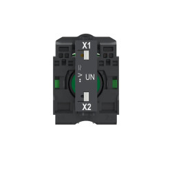 Harmony XB5 - voyant lumineux DEL - Ø22 - vert - 24V - Push In - XB5AVB35 Schneider Electric