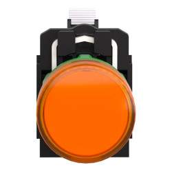 Harmony XB5 - voyant lumineux DEL - Ø22 - orange - 24V - Push In - XB5AVB55 Schneider Electric