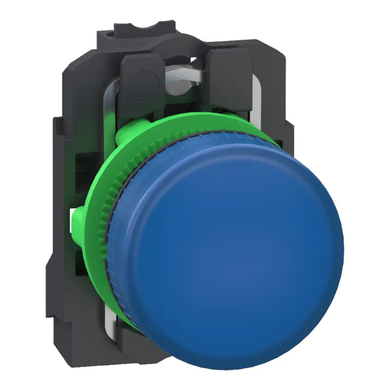 Harmony XB5 - voyant lumineux DEL - Ø22 - bleu - 24V - Push In - XB5AVB65 Schneider Electric