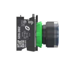 BP LUMINEUX BLEU PUSH IN - XB5AW36B55 Schneider Electric