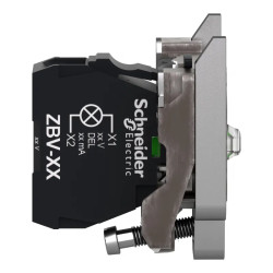 Harmony XB4 - corps voyant LED Universelle  24 à 120VACDC - ZB4BVBG1 Schneider Electric