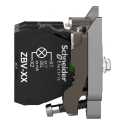 Harmony corps de bouton lumineux - Ø22 - LED Universelle intégrée 1F - ZB4BW0B11 Schneider Electric