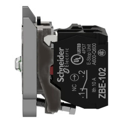 Harmony corps de bouton lumineux - Ø22 - LED Universelle intégrée 1O - ZB4BW0B12 Schneider Electric