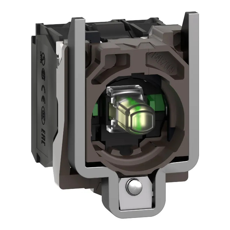 Harmony corps de bouton lumineux - Ø22 - LED Universelle intégrée 2F - ZB4BW0M13 Schneider Electric