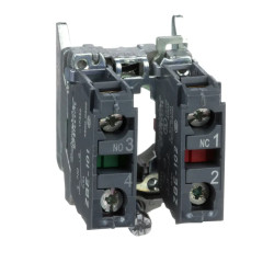 Harmony XB4 - corps de bouton - 1O+1F - raccordement bornes ressort - ZB4BZ105 Schneider Electric