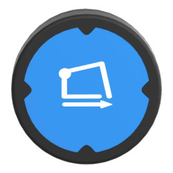 Harmony - Bouton poussoir pour envi roment dur, ble - ZB4BC98005RA Schneider Electric