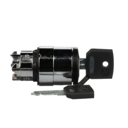 Harmony XB4 - tête bouton tournant à clé 455 - Ø22 - 2 pos fix - retr GD - ZB4BG4 Schneider Electric