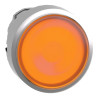 Harmony XB4 - tête bouton pousser-pousser lumineux - Ø22 - orange - ZB4BH053 Schneider Electric