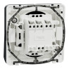 Mureva Styl - Double bouton poussoir - composable - IP55 - IK07 - gris - MUR35326 Schneider Electric