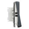 Mureva Styl - Double bouton poussoir - composable - IP55 - IK07 - gris - MUR35326 Schneider Electric