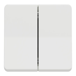 Mureva Styl - Double va et vient - composable - IP55 - IK08 - blanc - MUR39022 Schneider Electric