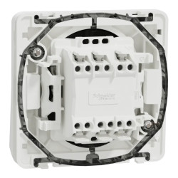 Mureva Styl - Double va et vient - composable - IP55 - IK08 - blanc - MUR39022 Schneider Electric