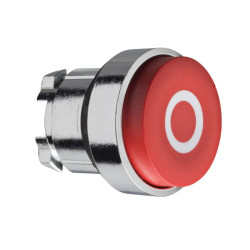 Harmony XB4 - tête bouton poussoir - Ø22 - dépassant - marqué - rouge - ZB4BL432 Schneider Electric
