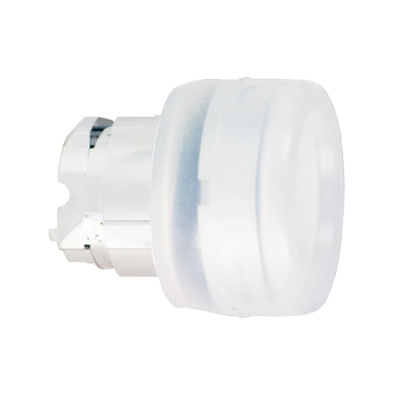 Harmony tête de bouton poussoir + capuchon IP69K - Ø22 - blanc - ZB4BP1 Schneider Electric