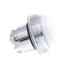 Harmony tête de bouton poussoir + capuchon IP69K - Ø22 - blanc - ZB4BP1 Schneider Electric