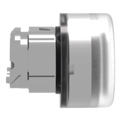 Harmony tête de bouton poussoir + capuchon IP69K - Ø22 - blanc - ZB4BP18 Schneider Electric