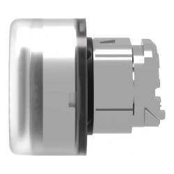 Harmony tête de bouton poussoir + capuchon IP69K - Ø22 - blanc - ZB4BP18 Schneider Electric