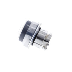 Harmony tête de bouton poussoir + capuchon IP69K - Ø22 - noire - ZB4BP2 Schneider Electric